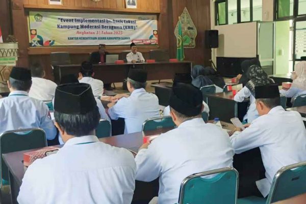 71 Penyuluh Agama Islam Kemenag Sleman Ikuti Event Implementasi Kampung Moderasi Beragama